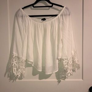 Off the shoulder blouse